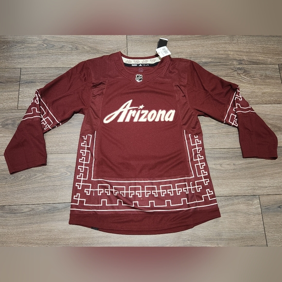 Arizona Coyotes Authentic Adidas PrimeGreen Desert Night Jersey